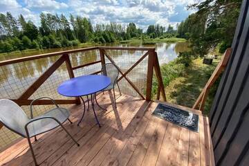 Фото номера Дом с 1 спальней Дома для отпуска Dragon house in the tree! Jacuzzi, Sauna , Apkure! г. Līči 78