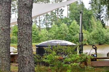 Фото номера Дом с 1 спальней Дома для отпуска Dragon house in the tree! Jacuzzi, Sauna , Apkure! г. Līči 20