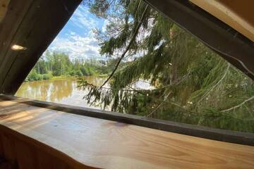 Фото номера Дом с 1 спальней Дома для отпуска Dragon house in the tree! Jacuzzi, Sauna , Apkure! г. Līči 26