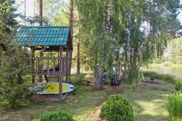 Фото номера Дом с 1 спальней Дома для отпуска Dragon house in the tree! Jacuzzi, Sauna , Apkure! г. Līči 83