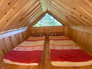 Фото номера Дом с 1 спальней Дома для отпуска Viking house in the tree! Jacuzzi, Sauna, Apkure! г. Līči 9